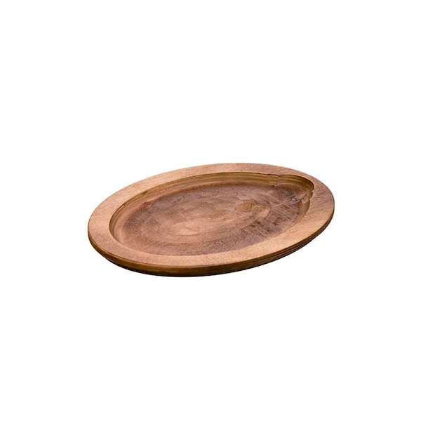 Lodge Oval Wood Walnut Stain Underliner, PK6